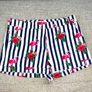 Ovi shorts. Size M. White and Blue.